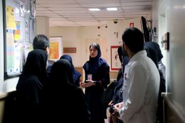 جلسه مدیران گروه های آموزشی در بیمارستان رفیده